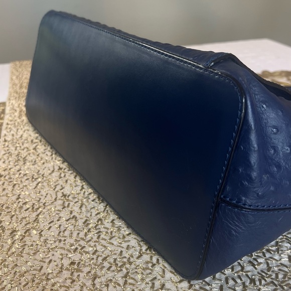 Kate Spade Ostrich Embossed Leather Tote - Picture 7 of 8